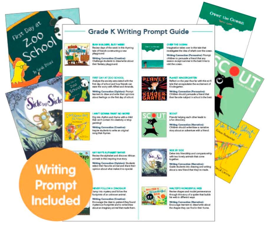 Achieve It! Read-Aloud Writing Connectors, Grades K, Set of 11 2096658